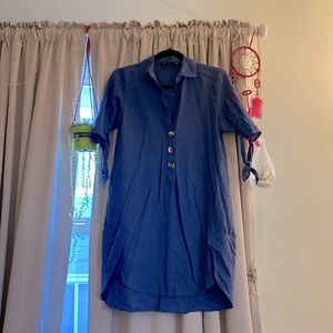 Zara blue dress